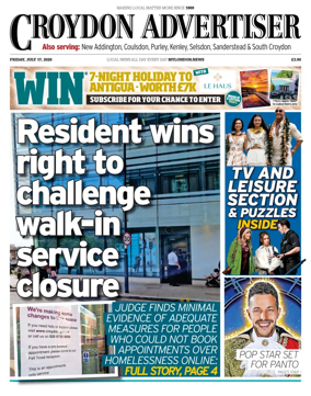 Cover of Croydon Advertiser