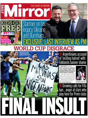 Cover of Daily Mirror