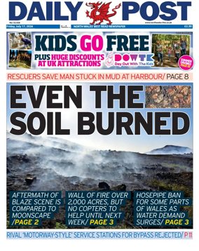 Cover of Daily Post (North Wales)