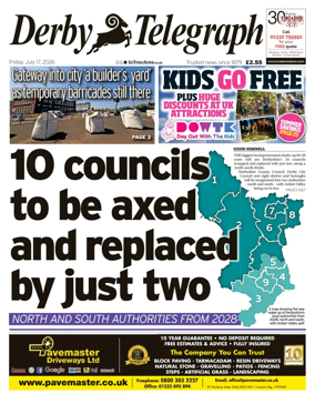 Cover of Derby Telegraph