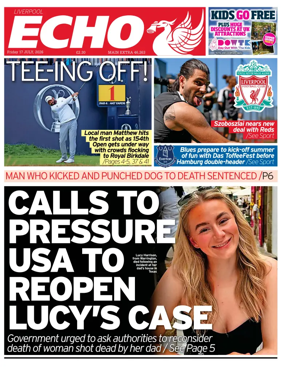 Cover of Liverpool Echo