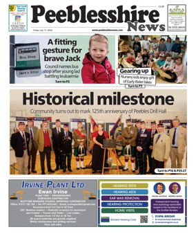 Cover of Peebleshire News