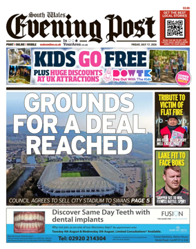 Cover of South Wales Evening Post