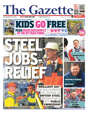 Cover of Teesside Evening Gazette
