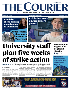 Cover of The Courier & Advertiser (Angus and Dundee)
