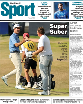 Cover of Herald Sport