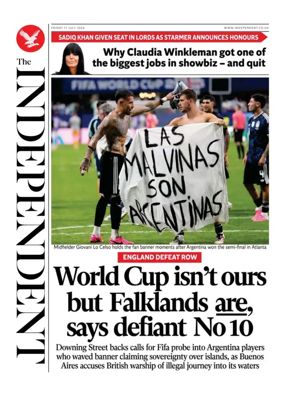 Cover of The Independent
