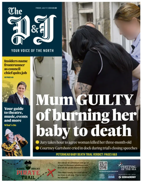 Cover of The Press and Journal (Aberdeen and Aberdeenshire)