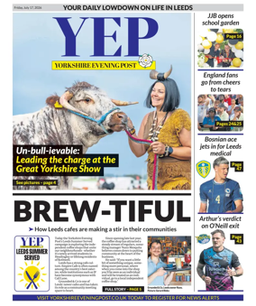Cover of Yorkshire Evening Post