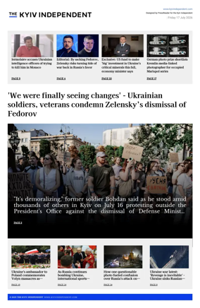 Cover of The Kyiv Independent