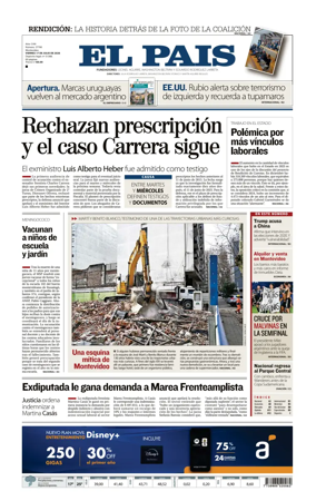 Cover of El Pais (Uruguay)