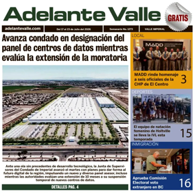 Cover of Adelante Valle