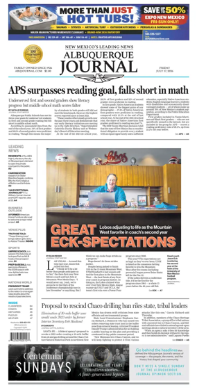 Cover of Albuquerque Journal