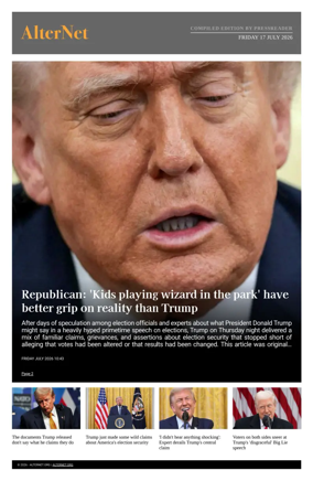 Cover of AlterNet