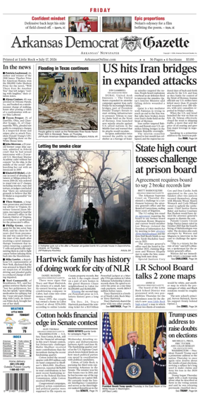 Cover of Arkansas Democrat-Gazette