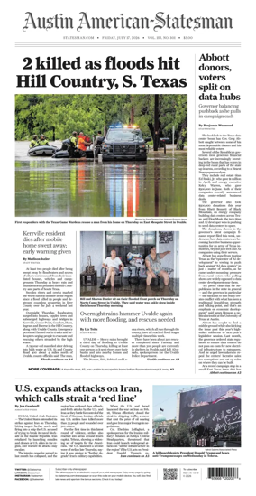 Cover of Austin American-Statesman