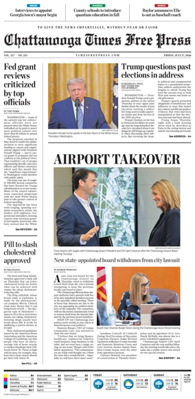 Cover of Chattanooga Times Free Press