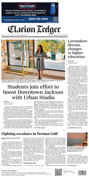 Cover of Clarion Ledger