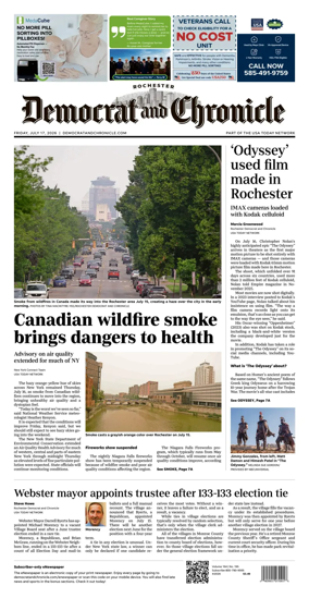 Cover of Democrat and Chronicle