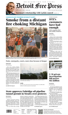 Cover of Detroit Free Press