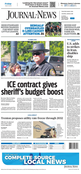 Cover of Hamilton Journal News