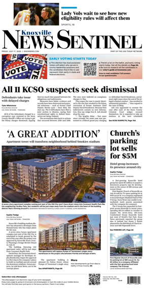 Cover of Knoxville News Sentinel