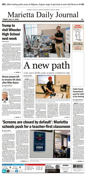 Cover of Marietta Daily Journal