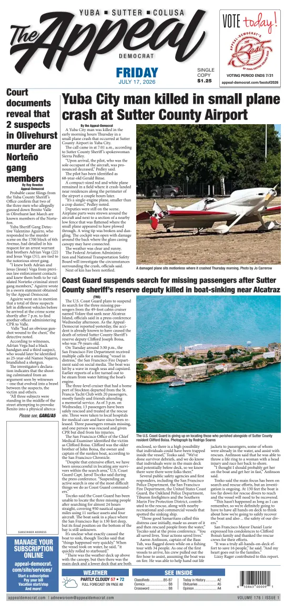 Cover of Marysville Appeal-Democrat