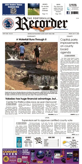 Cover of Porterville Recorder