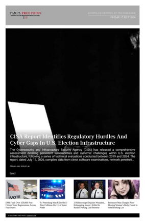 Cover of Tampa Free Press