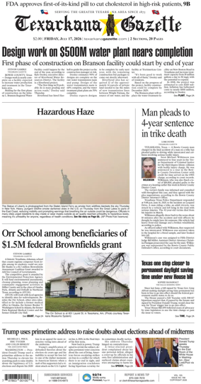 Cover of Texarkana Gazette