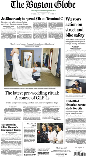 Cover of The Boston Globe