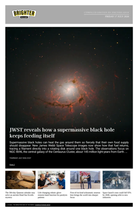 Cover of The Brighter Side of News