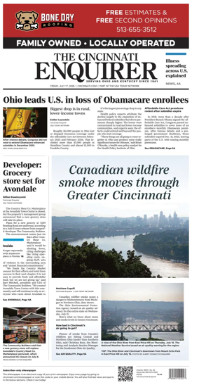 Cover of The Cincinnati Enquirer