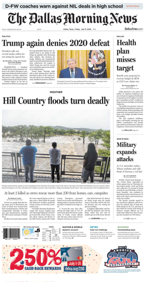 Cover of The Dallas Morning News