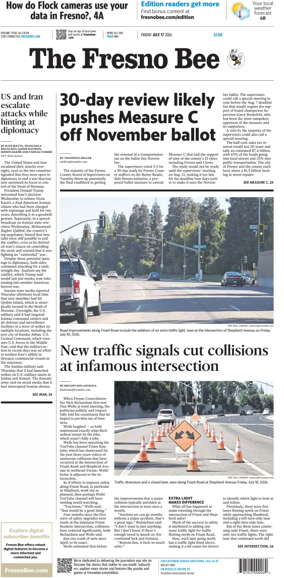 Cover of The Fresno Bee