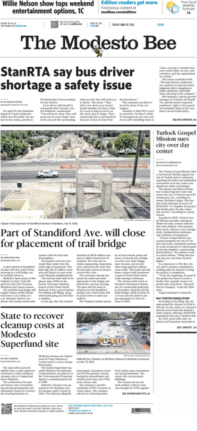 Cover of The Modesto Bee