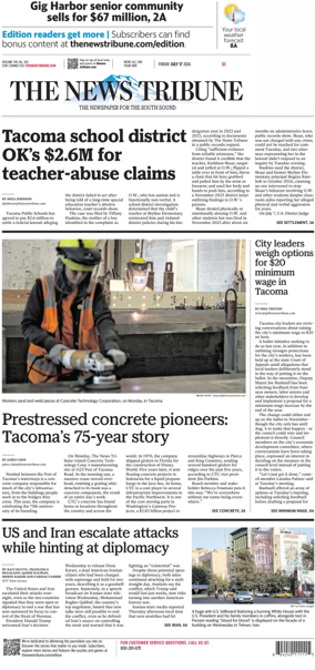 Cover of The News Tribune
