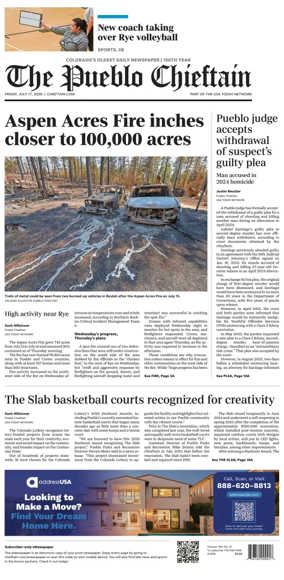 Cover of The Pueblo Chieftain