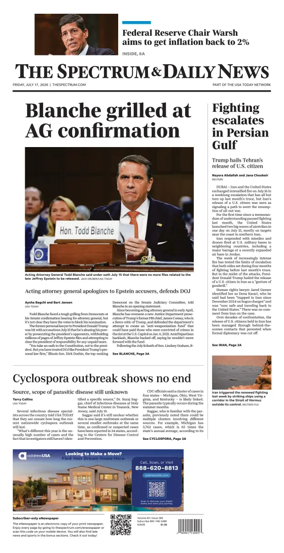 Cover of The Spectrum & Daily News