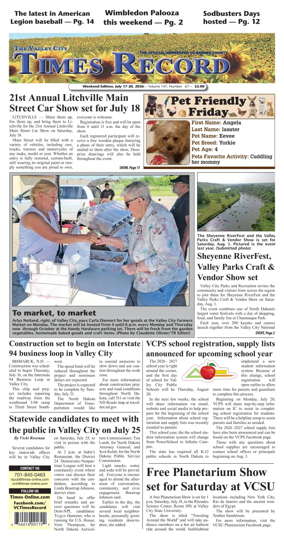 Cover of Valley City Times-Record