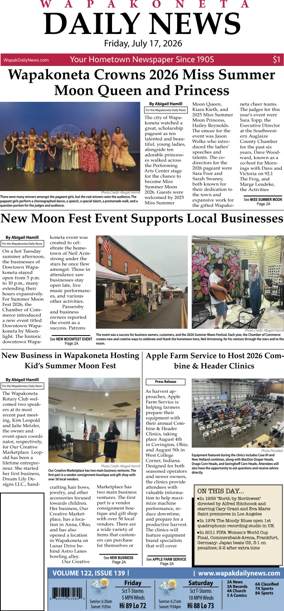 Cover of Wapakoneta Daily News
