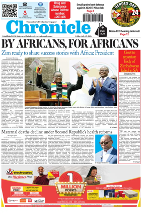 Cover of Chronicle (Zimbabwe)