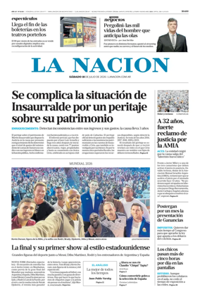 Cover of La Nacion