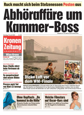 Cover of Kronen Zeitung