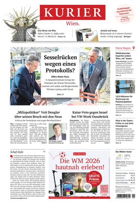 Cover of Kurier (Samstag)