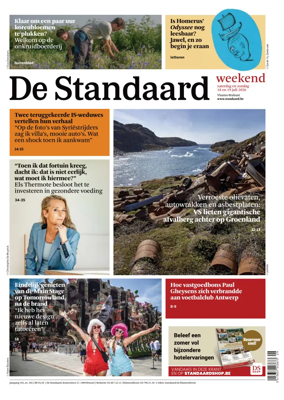 Cover of De Standaard