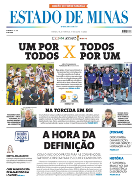 Cover of Estado de Minas (Brazil)
