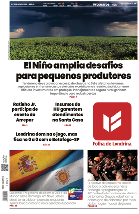 Cover of Folha de Londrina