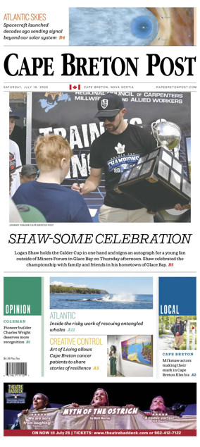 Cover of Cape Breton Post